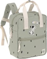 Lässig Mini Square Backpack Happy Prints light olive - Gyerek hátizsák