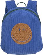 Lässig Tiny Backpack Cord Little Gang Smile blue - Detský ruksak