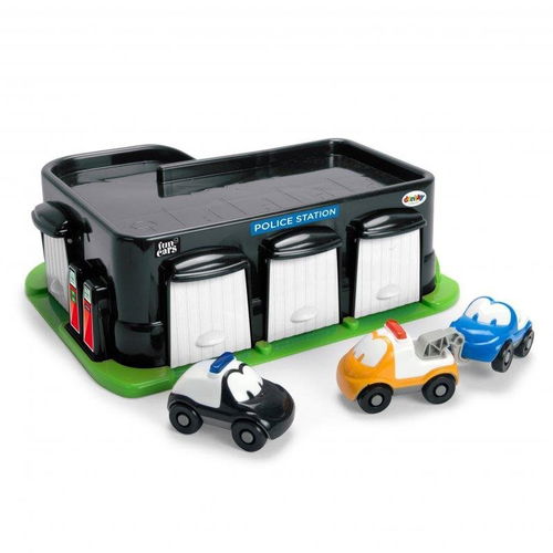 Dantoy Fun Cars Rendőrőrs autókkal - Játék garázs - Fő fotó