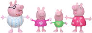 Peppa Malac - Peppa családja aludni megy, 4 figurás készlet - Figura szett