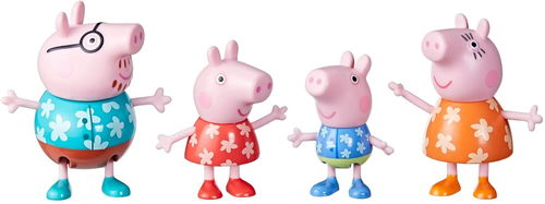 Prasátko Peppa Peppina rodinka na dovolené sada 4 figurek - Set figurek a příslušenství - Hlavní obrázek