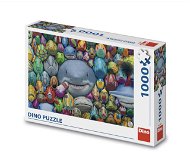 Dino Bunter Fisch - Puzzle