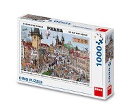 Puzzle Dino-Altstadtplatz - Puzzle