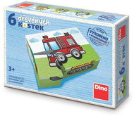 Dino-Transport - Holz-Bausteine