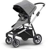 Thule Sleek Grey Melange on Aluminum - Baby Buggy