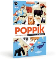 POPPIK Vzdělávací samolepkový plakát Zvířata světa - Kids Stickers