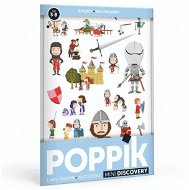 POPPIK Samolepkový plakát Rytíři - Kids Stickers