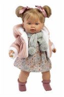 Llorens 42284 Alexandra - realistická panenka se zvuky a měkkým látkovým tělem - 42 cm - Doll