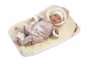 Llorens 74106 New Born - realistická panenka miminko se zvuky a měkkým látkovým tělem - 42 cm - Doll
