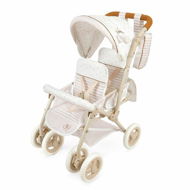 DeCuevas 90378 Skládací kočárek pro dvojčata panenky s taškou Verona 2024 - 72 cm - Doll Stroller