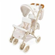 DeCuevas 90378 Verona Összecsukható babakocsi iker babáknak táskával 2024 - 72 cm - Játék babakocsi
