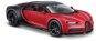 Fém makett Maisto Bugatti Chiron Sport, piros-fekete - Kovový model