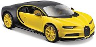 Maisto Bugatti Chiron, žltá/čierna - Kovový model