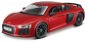 Kovový model Maisto Audi R8 V10 Plus, assembly line, metal červená - Kovový model