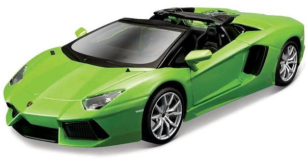 Maisto Aventador Roadster Assembly Line, metálzöld