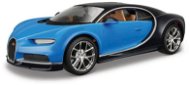 Metal Model Maisto Bugatti Chiron, assembly line, modrá - Kovový model