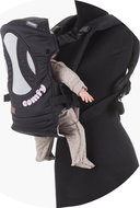 Chipolino Baby carrier Comfy Black/Pink - Baby Carrier