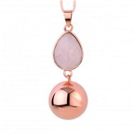 Bola Fantasy Rose gold faceted pink drop - Maternity Bola