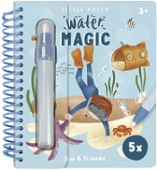Little Dutch Kniha kouzlení s vodou Jim & Friends - Malování vodou
