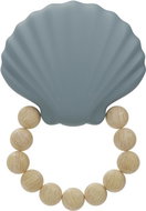 Label Label Shell Blue - Baby Teether