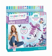 Make It Real - Dekoratív Butterfly Bling cipőmatricák - Matrica gyerekeknek