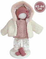 Llorens M843-34 outfit for baby doll New Born size 43-44 cm - Toy Doll Dress
