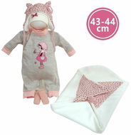 Llorens M844-60 obleček pro panenku miminko New Born velikosti 43-44 cm - Oblečení pro panenky