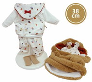 Llorens M38-945 baby doll outfit size 38 cm - Toy Doll Dress
