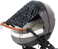 Fillikid Sluneční clona UV50+ black star  - Sluneční clona na kočárek