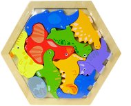 Vizopol Puzzle s dinosaurami - Vkladačka