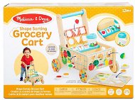 Detský nákupný košík Melissa-Doug Nákupný vozík s príslušenstvom - Dětský nákupní košík
