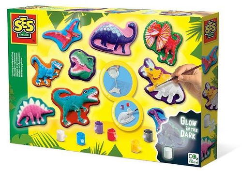 Ses Gießen und Bemalen - bunte Dinosaurier - Kreativset - Hauptbild