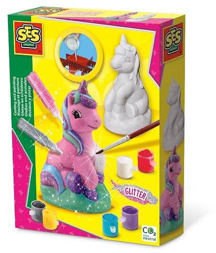 Ses Gießen und Malen - glitzerndes Einhorn - Kreativset - Hauptbild