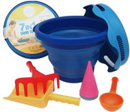 Compactoys Skládací sada 7v1 modrá - Sada na písek