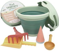Compactoys Skládací sada 7v1 zelená - Sada na písek