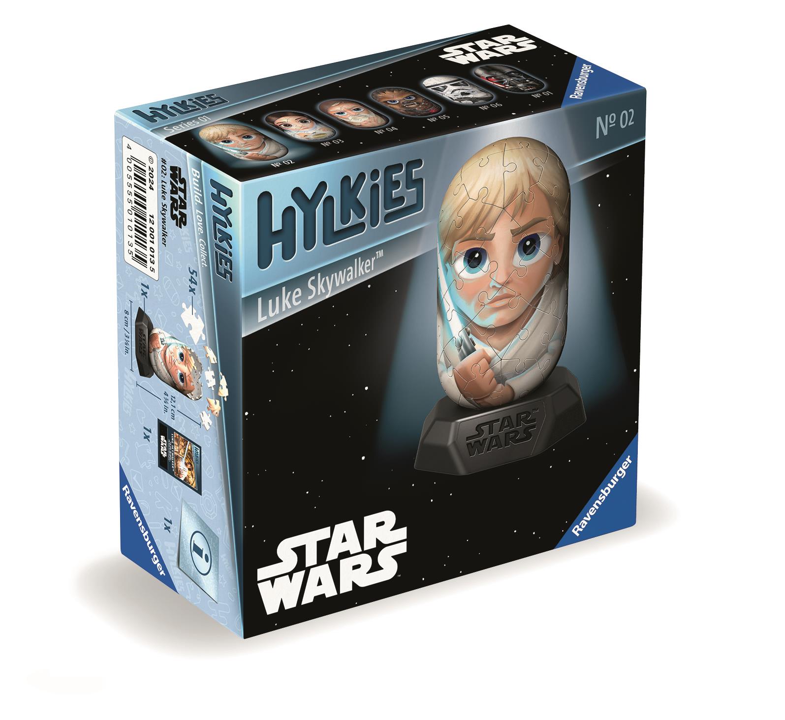 Ravensburger 120010135 Hylkies Csillagok háborúja Luke Skywalker