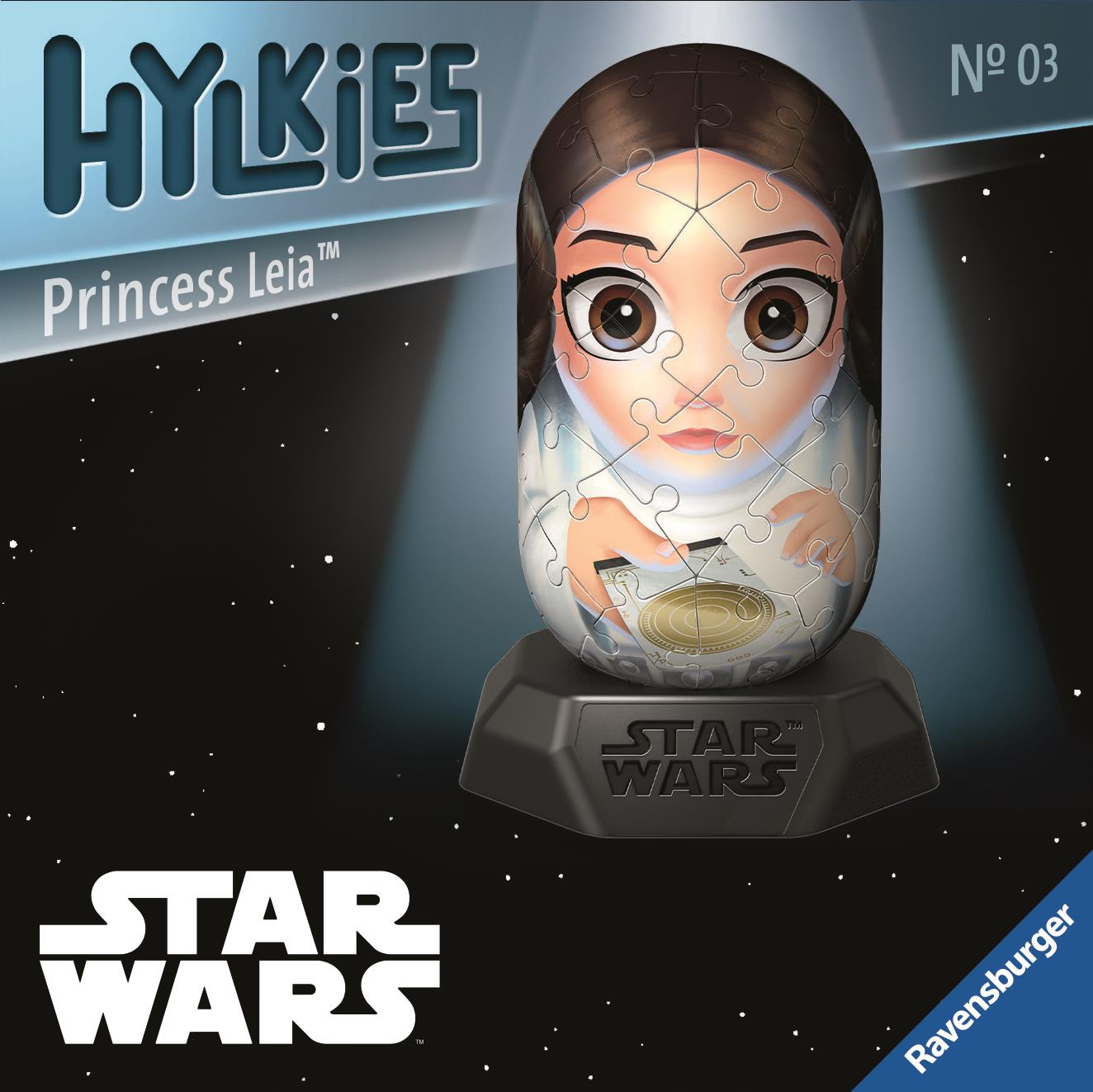 Puzzle 3D Ravensburger De Star Wars - Princesa Leia, 54 Piezas, Sin Pegamento, Ideal Para Fans