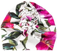 Turban - dětská čepice 3-6m Flowers - Čepice pro miminko