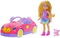 Barbie Panenka Chelsea s blond vlasy, medvídkové autíčko a medvídek - Doplněk pro panenky