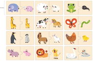 Dřevěné puzzle Viga Maminka a miminko - Dřevěné puzzle