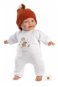 Doll Llorens 63303 Little Baby - realistická panenka s měkkým látkovým tělem - 32 cm - Panenka