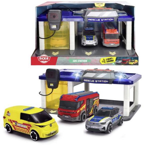 Dickie SOS Rettungsstation, tschechische Version - Spielzeug-Garage - Hauptbild