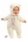 Játékbaba Llorens 14208 Baby Julia - élethű játékbaba puha szövet testtel - 42 cm - Panenka