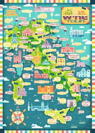 Ravensburger 120012382 Map of Italy - Italian Wine Tour - Jigsaw Puzzle