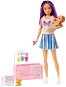 Barbie bébiszitter játékkészlet - altatás - Játékbaba