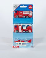 Siku Blister set – Hasičský 3 ks - Kovový model