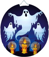 LUMA Round HALLOWEEN ghost lantern, 25 cm - Chinese Lantern