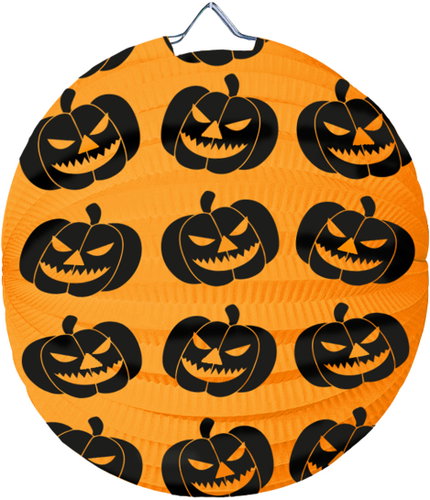 LUMA Lantern round HALLOWEEN pumpkin print, 25 cm - Chinese Lantern - Main image