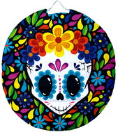 LUMA Round HALLOWEEN lantern skull, 25 cm - Chinese Lantern