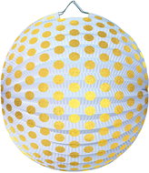 LUMA Lantern round gold dot, 25 cm - Chinese Lantern
